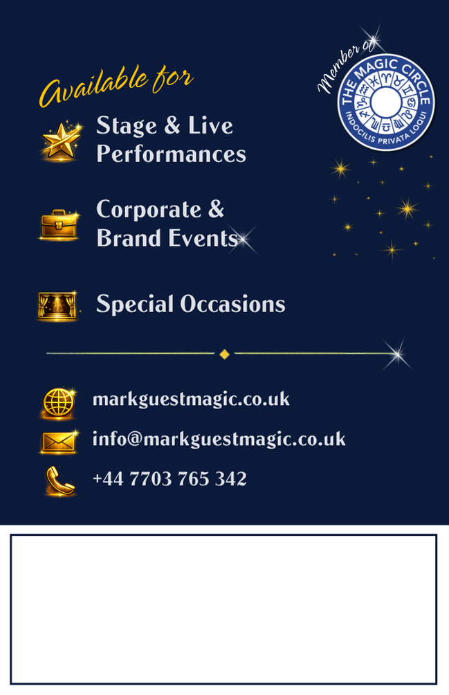 Business Card Back