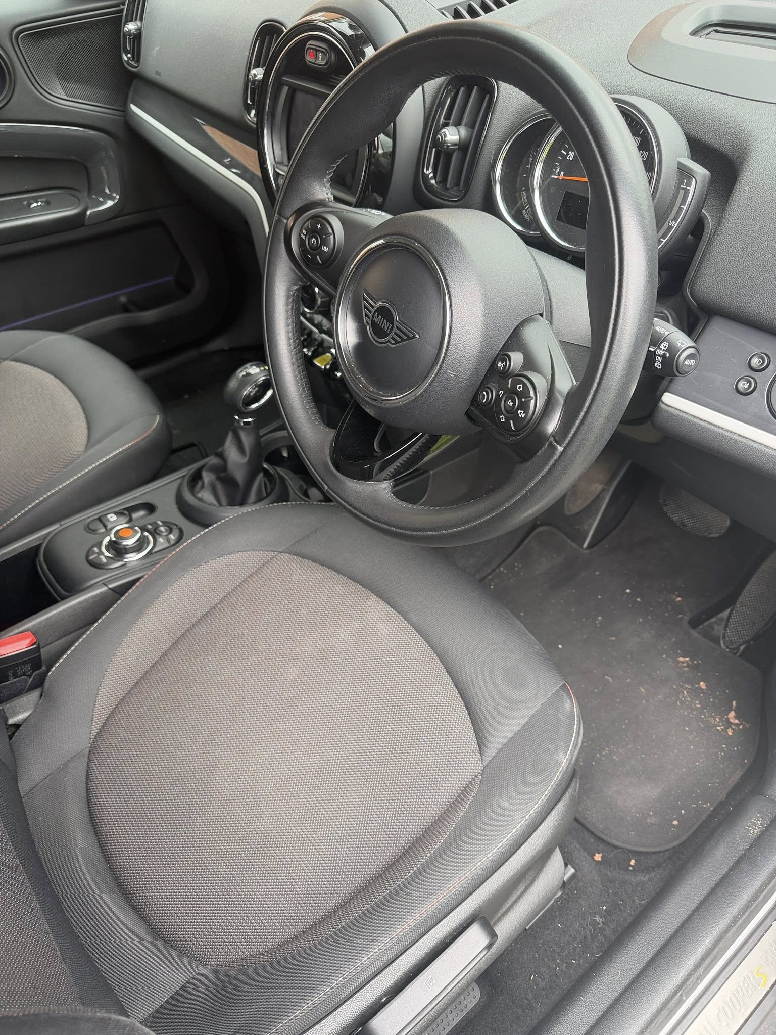 Dirty car before valeting treatment